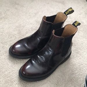 Dr. Martens Cherry Red Flora Arcadia